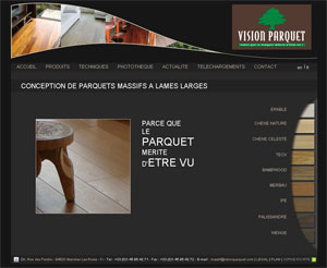 Vision Parquet; produits;