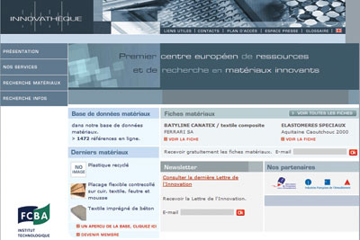 fcba,innovatheque,sites,materiaux,innovations,filiere