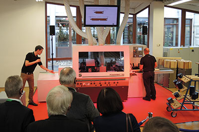 Weinig présente la Powermat 700 sur le salon Eurobois 2015