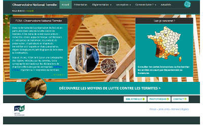 Le FCBA actualise l'observatoire national des termites