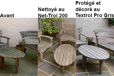Durieu Owatrol Net-Trol et Textrol dégrisent et rénovent les bois extérieurs