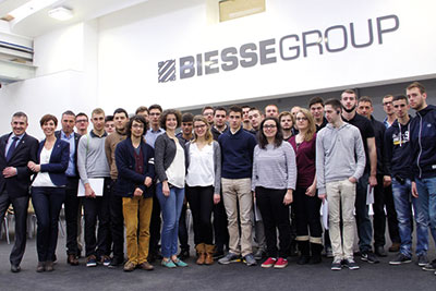 Le fabricant de machines Biesse accueille les étudiants de l'ESB