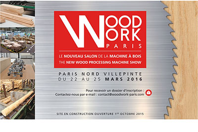 Woodwork Paris, un nouveau salon de la machine  bois