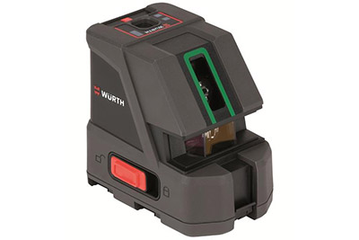 Würth France propose un nouvel outil niveau laser vert CLG 15