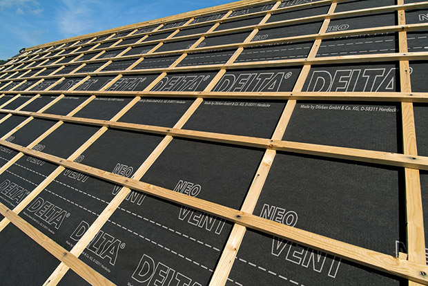 Doerken lance en avril 2016 Delta Neo Vent, le premier cran sous-toiture bi-composant