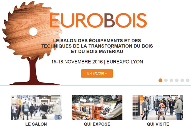 Eurobois salon de référence de la machine et du matériau bois
