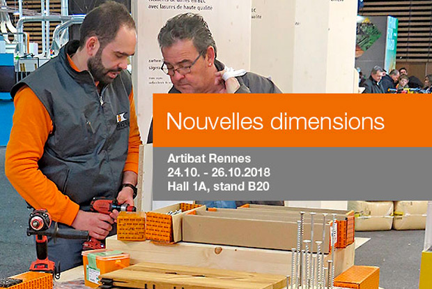 Heco Schrauben salon Artibat Rennes 2018