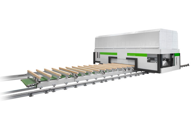 Biesse centre d'usinage CLT400 bois lamell-crois