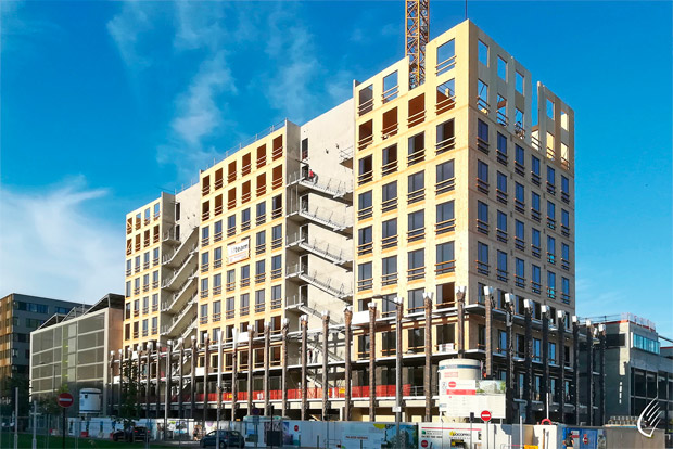 Palazzo Mridia Nice immeuble bois mixte