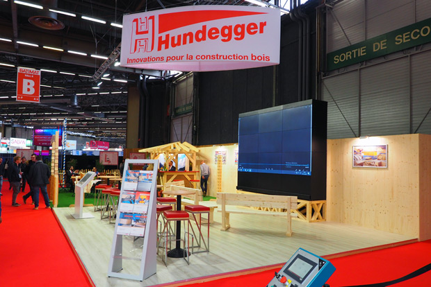 Hundegger salon Batimat usinage charpente automatis