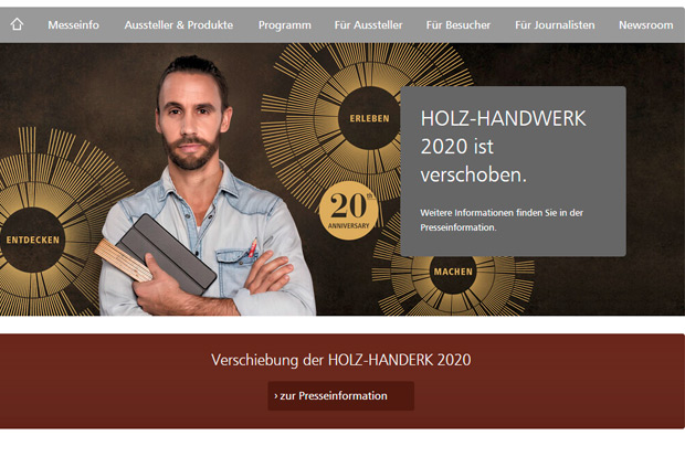 salons Holz-Handwerk et Fensterbau 2020