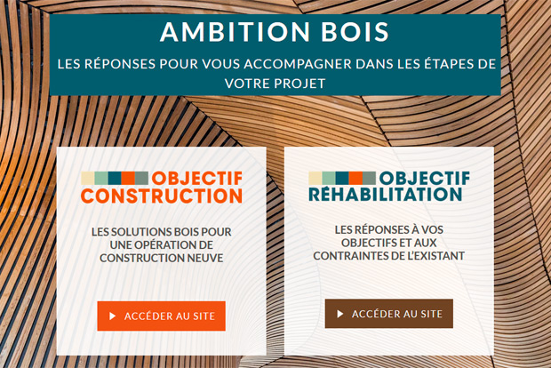 La filire accompagne l'Ambition Bois construction des matres d'ouvrage