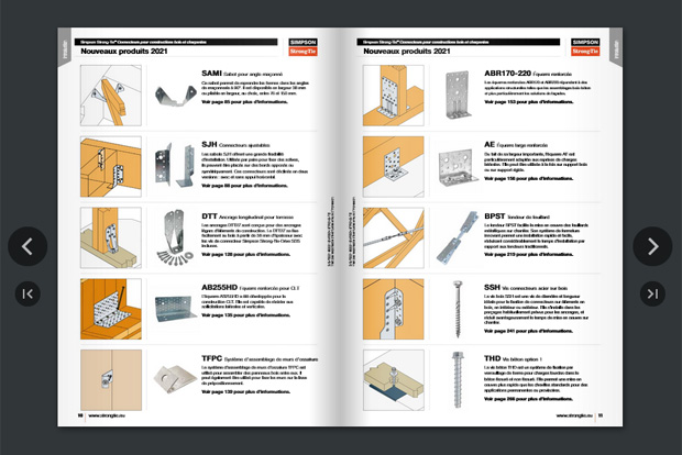 Les catalogues Simpson Strong-Tie font peau neuve