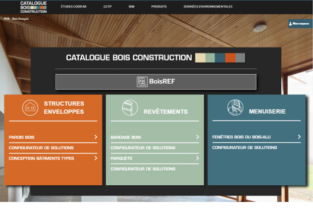 Catalogue Bois Construction ouverture aux bardages, parquets et menuiseries