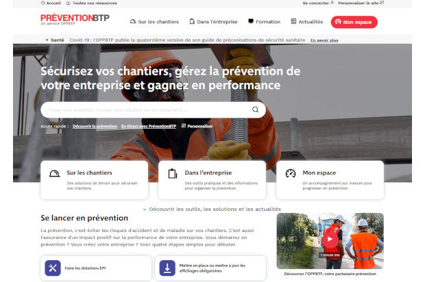 LOPPBTP met  jour son Guide de Prconisations de Scurit Sanitaire 