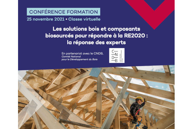 CNDB confrence formation solutions bois pour la RE2020