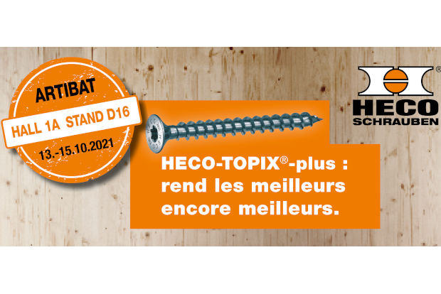 Retrouvez les vis HECO sur Artibat !