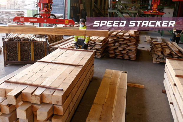 Empileur de bois fluide et rapide Joulin Speed Stacker