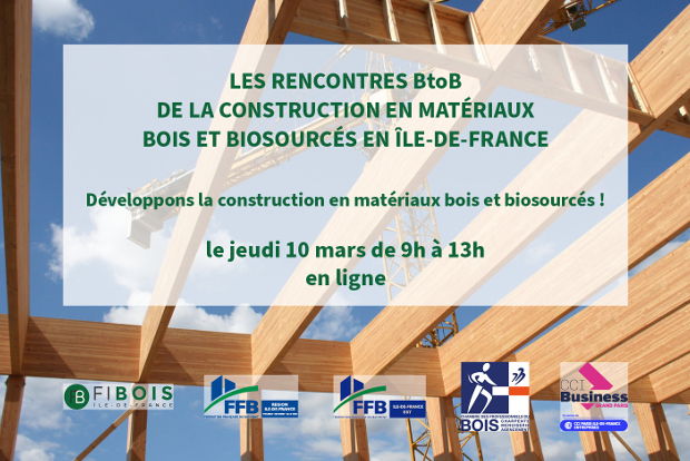 Les rencontres BtoB de la construction bois et biosourcés en Île-de-France