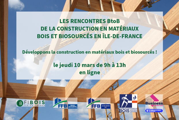 Les rencontres BtoB de la construction bois et biosourcs en le-de-France