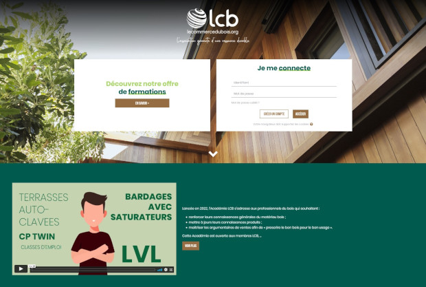 LCB Le Commerce du Bois propose une académie du matériau bois