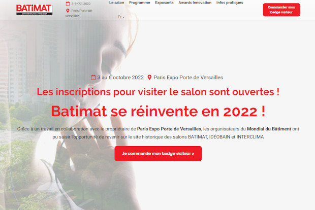 le salon Batimat revient Porte de Versailles en 2022