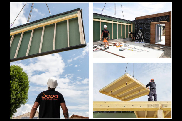 booa chantier construction maison bois