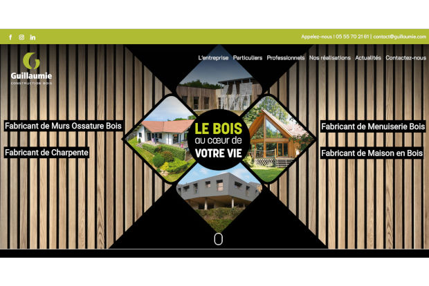 Maison bois à petit prix Guillaumie Construction bois Limoges