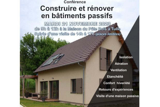Journée construire et rénover des bâtiments passifs